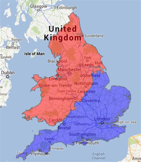 north  south divide  england wales rmapporn