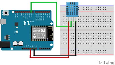 wemos  wlan thermometer mit dht sensor arduino sensoren arduino projekte iot projekte