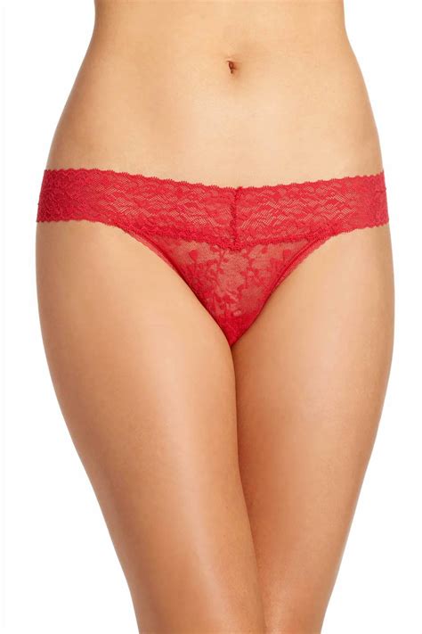 Calvin Klein Empower Red Bare Lace Thong Cheapundies