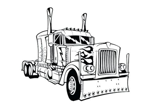 semi trucks drawing  getdrawings
