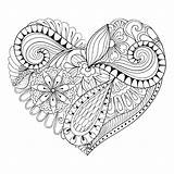 Coloring Pages Adults Heart Hearts Printable Getcolorings Print sketch template
