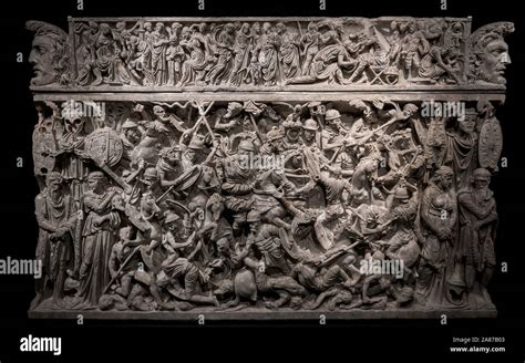 portonaccio sarcophagus rome italy stock photo alamy