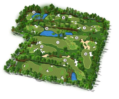 golf course map on behance