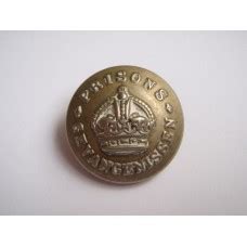 south african prison service button kings crown