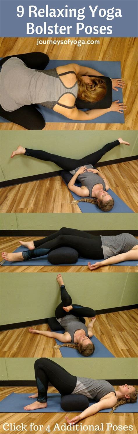 relaxing yoga bolster poses  sequence   relaxing yoga