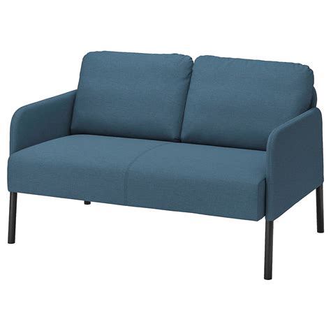 glostad sofa   asientos knisa azul intermedio ikea