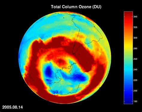 airs todays ozone total column