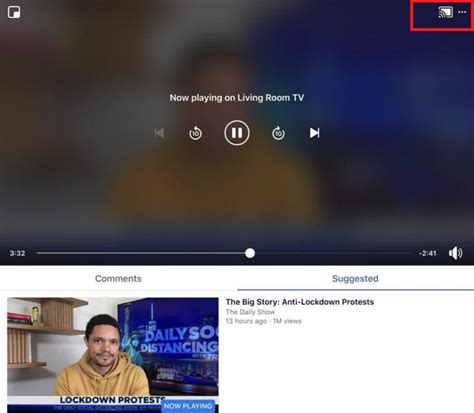 facebook    streams   tv dignited