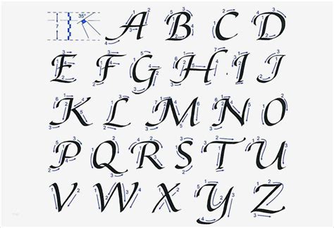 kalligraphie schrift vorlagen bewundernswert  lernen sie schriftarten der kalligrafie und des