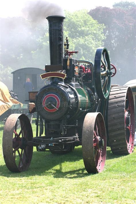 traction steam engine stock image image  transport
