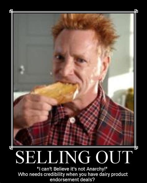 Johnny Rotten Is A Sell Out Picture Ebaum S World