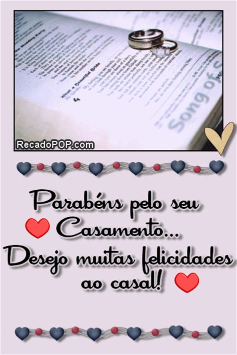 muitas felicidades ao casal recados  facebook