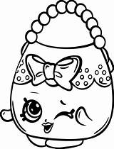 Shopkins Coloring Pages Kids Printable Color Print Getcolorings Pa sketch template