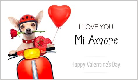 Love You Mi Amore Ecard Free Valentine S Day Cards Online