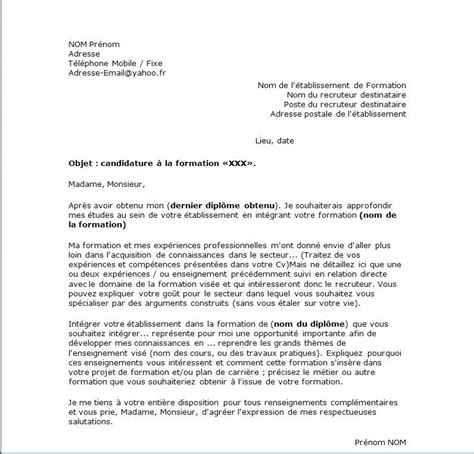reconversion professionnelle exemple lettre de motivation pour une
