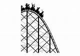 Coaster Rollercoaster Getdrawings Clipartfox Cliparting sketch template