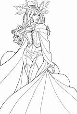 Frost Emma Coloring Pages Deviantart Marvel Girls Men Jamiefayx Colouring Tall sketch template