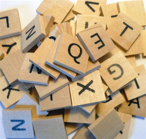 wood alphabet tiles letter tiles set    urbanhomesteaders