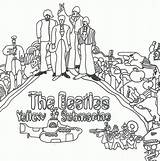 Beatles Coloring Yellow Submarine Pages Printable Google Birthday Adult Book Color Battleship Kids Clipart Search Getcolorings Mandala Sheets Comments Coloringhome sketch template