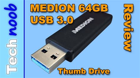 medion gb usb  thumb drive quick review youtube