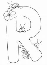 Coloring Pages Kids Letter Letters Printable sketch template