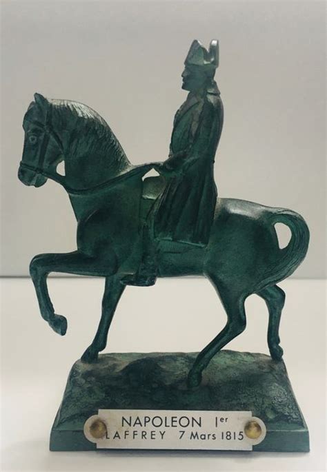 napoleon st laffrey statuette march   bronze catawiki