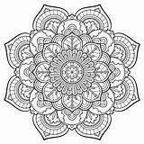 Coloring Pages Print Off Adults Mandala Printable Getcolorings Pag sketch template