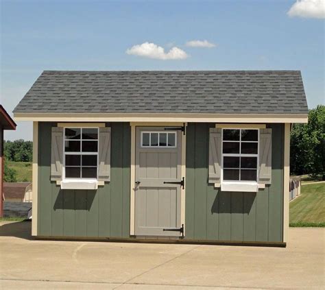 Amish Made Ez Fit Riverside Shed Kit Shedbuildingtips In 2020