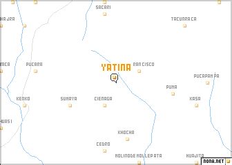 yatina bolivia map nonanet