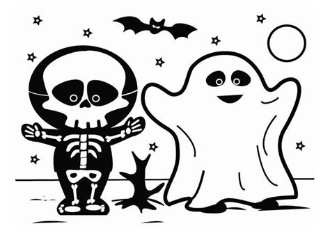 Dibujo Para Colorear Halloween Dibujos Para Imprimir Gratis