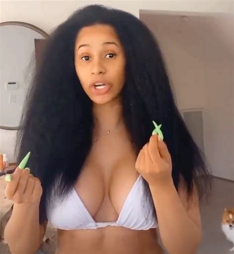 Cardi B Revealed Her Secret Recipe For Keeping Her Natural Hair Healthy