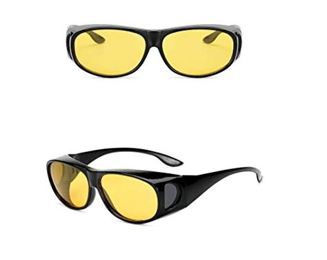 ellite hd clear vision wraparound driving sunglasses wear over
