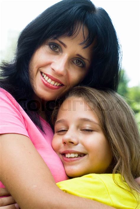 Mother And Daughter Stock Image Colourbox