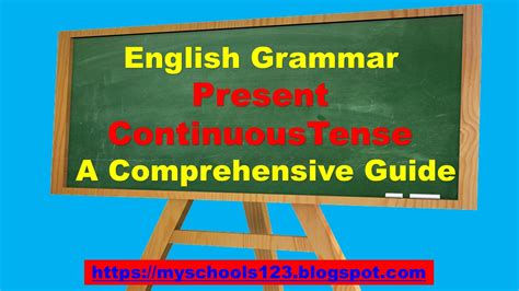present continuous tense  comprehensive guide present continuous