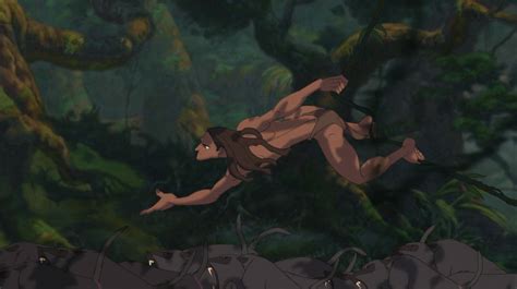 Tarzan About To Grab Jane In The Baboon Chase Baboon Tarzan Disney