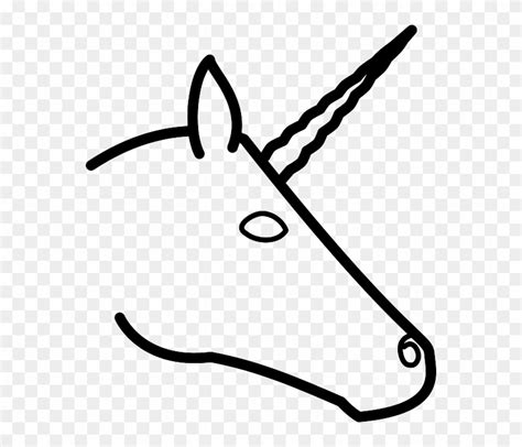 unicorns head profile silhouette cartoon horse draw  unicorn