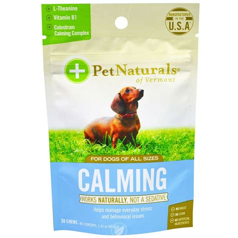 pet naturals  vermont calming chews  dogs  chew buypetcentral