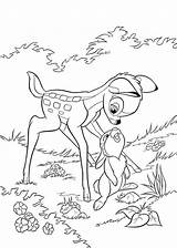 Coloring Pages Kids Bambi Printable sketch template