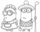 Coloring Pages Minions Minion Despicable Print Printable Coloring4free Birthday Kevin Valentine Phil Color Kids Template Getcolorings sketch template