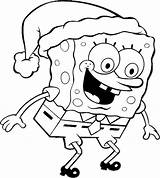 Spongebob Coloring Pages Squarepants Christmas Holiday Filminspector Downloadable sketch template