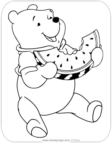 disney summer coloring pages