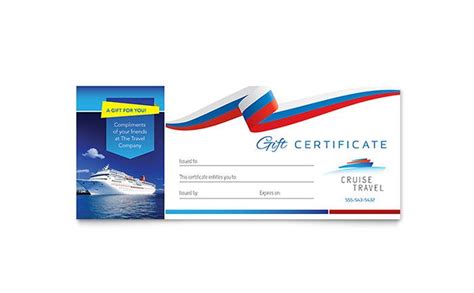 travel gift certificate template  templates  templates