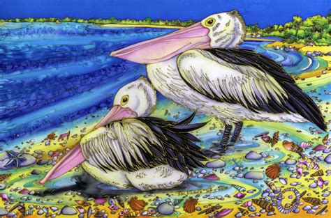 perfect pelican pair artists for conservation