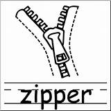 Zipper Clipart Clipground Labeled Basic Words Clip Getdrawings Technical Drawing sketch template