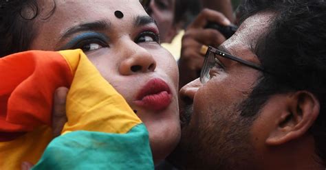 india s lgbt activists celebrate same sex ruling by supreme court