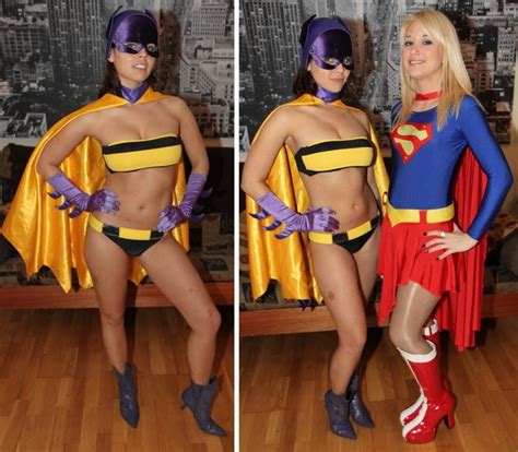celebrity upskirt supergirl and batgirl