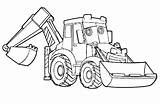 Backhoe Excavator Getdrawings Colornimbus sketch template