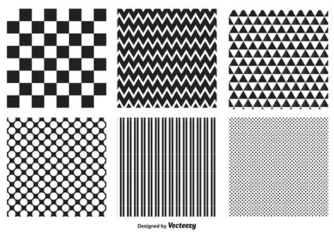 geometric pattern set  vector art  vecteezy
