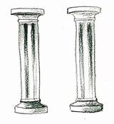 Draw Pillar Columns Pillars Sketch Coloring sketch template