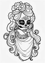 Coloring Muertos Dia Los Pages Skull Dead Adult Printable Print Calavera Skulls La Colouring Para Colorear Halloween Calaveras Sugar Grateful sketch template